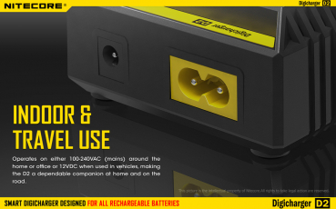 Nitecore SYSMAX Charger D2EU Li-Ionen Lader