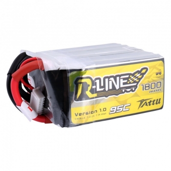 TATTU R-Line 1800mAh 14,8V 95C 4S1P Lipo Akku mit XT60 Stecker