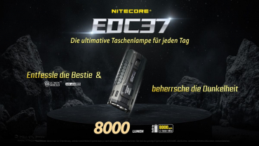 Nitecore Taschenlampe EDC37 - 8000 Lumen
