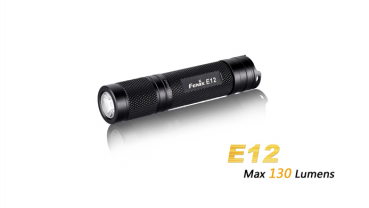 Preview: Fenix Tactical E12 V2.0 black exkl. 1x AA