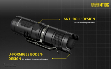 Nitecore Taschenlampe MT10C - 480 Lumen
