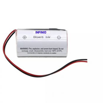 Preview: Infinio replacement battery compatible with Jablotron BAT-100A battery for JA-163 no plug