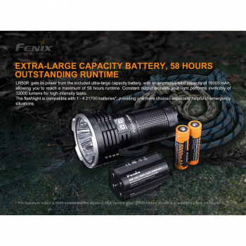 Preview: Fenix ​​Tactical LR50R LED flashlight (formerly TK75) Features
