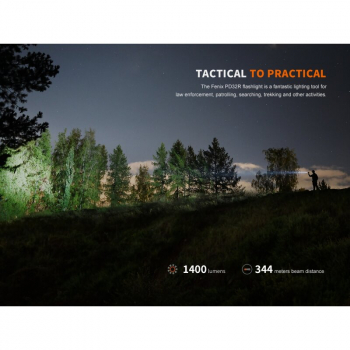 Preview: Fenix Tactical PD32R Hybrid Taschenlampe inkl. 3400mAh Akku