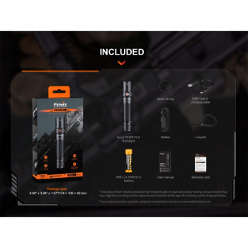 Fenix Tactical PD36R V2.0 LED Taschenlampe