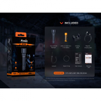 Fenix Tactical WF26R LED Taschenlampe mit Ladestation