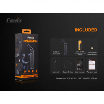 Flashlight WT25R LED - 1000 lumens