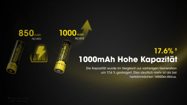 Preview: Nitecore  14500 Akku 1000mAh - NL1410
