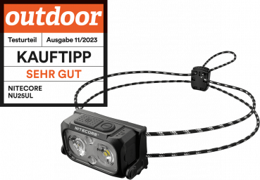 Preview: Nitecore Stirnleuchte NU25 Ultralight inkl. Akku