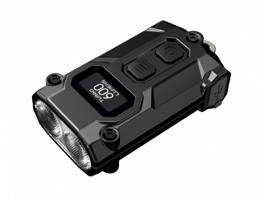 Nitecore Taschenlampe TINI 3 schwarz - 600 Lumen, OLED-Display