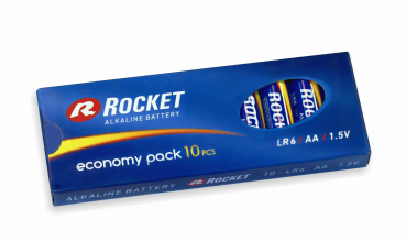 ROCKET Alkaline Blue LR6-AA-Mignon 10er Box