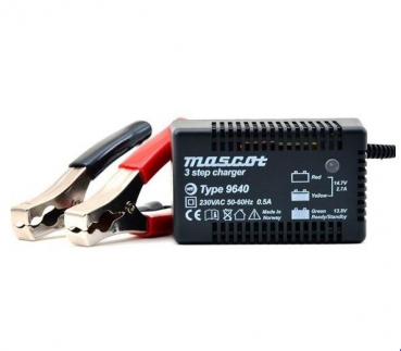 Mascot 9640 2,7A Schnell-Ladegerät passend für 12V Blei Akkus