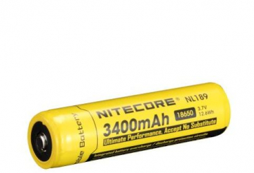 Nitecore Akku 18650 IC Protected 3400 mAh für Taschenlampen