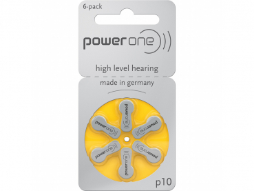 Powerone High Level Hörgerätebatterie P10 6er Blister