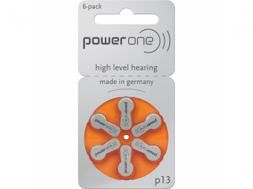 Powerone High Level Hörgerätebatterie P13 6er Blister