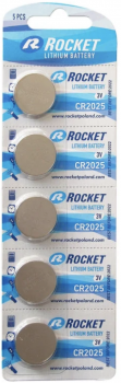 Rocket Lithium Power 3V CR2025 5er Blister