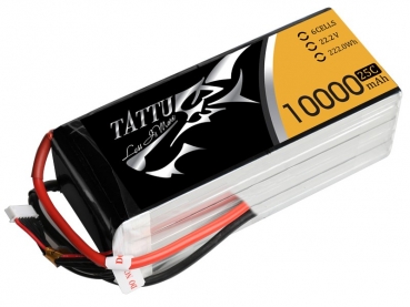 Tattu Lipo Akku 6s 10000mah 22.2V 25C Lipo Akkupack