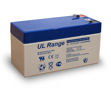 OEM Ultra UL1,3-12 12V 1,3Ah 4,8mm FT VDS