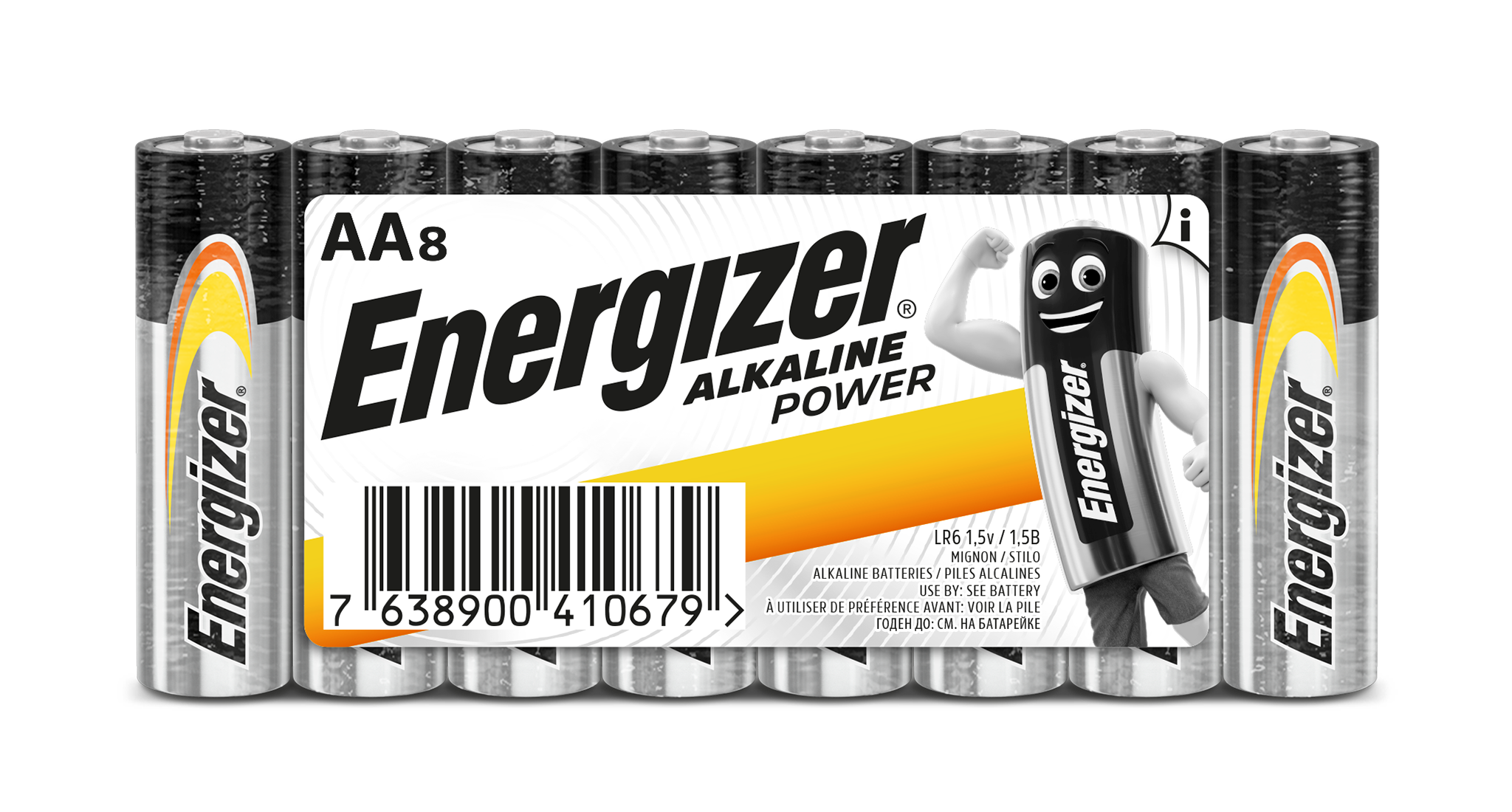 VOLTRONIC SHOP | Energizer Alkaline Power Mignon - AA - LR6 - 8er Blister