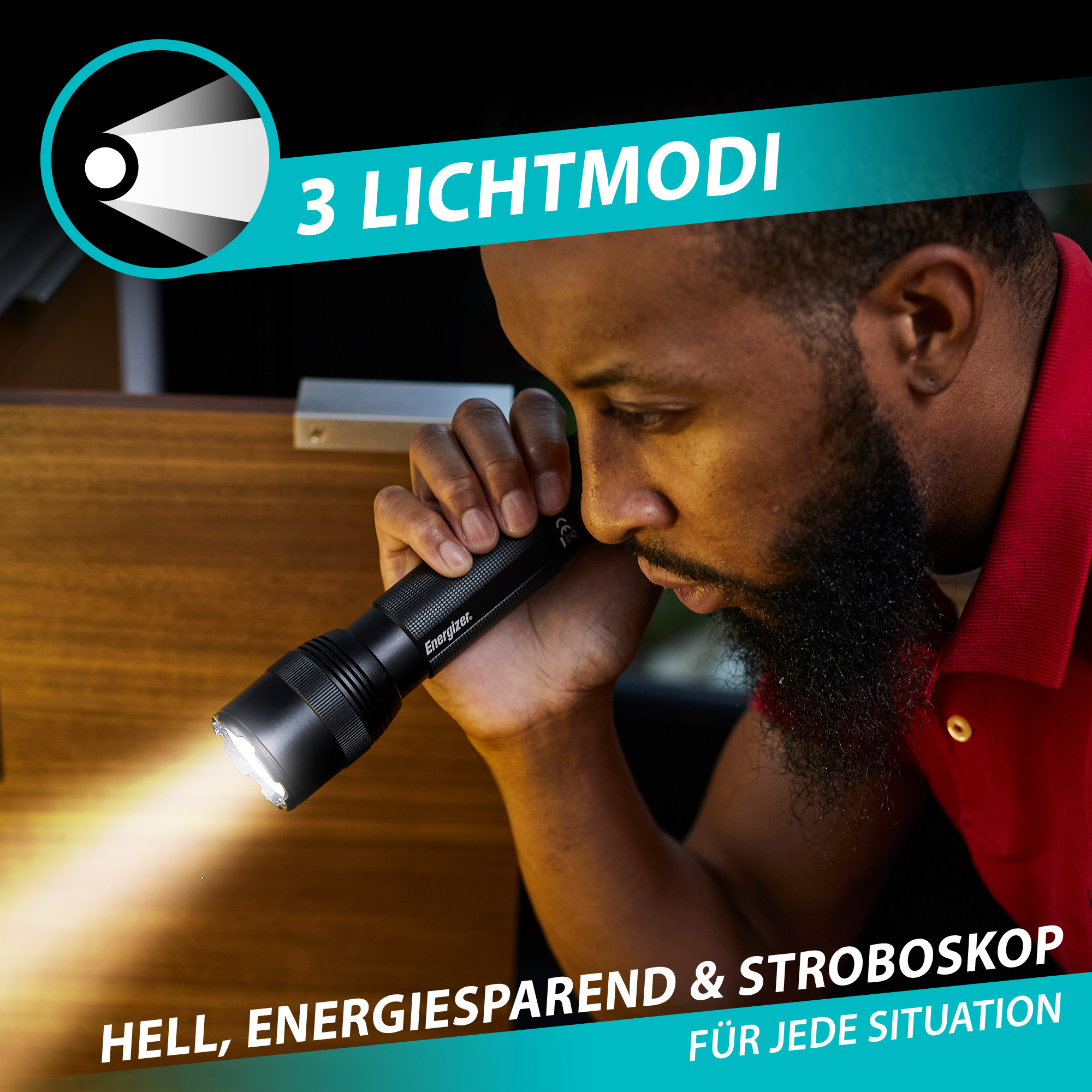VOLTRONIC SHOP - Energizer Hybrid Tactical Metal - 1200 Lumen inkl 