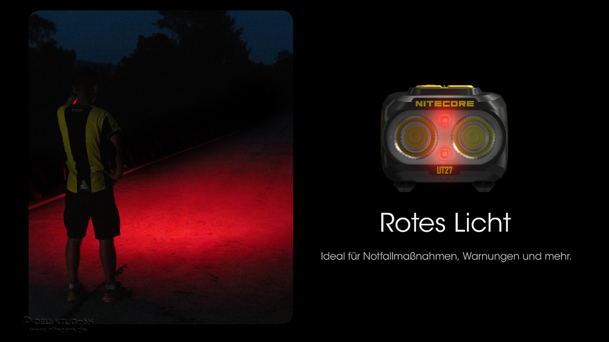 VOLTRONIC SHOP - Nitecore head light UT27 - Dual Power - 800 lumens