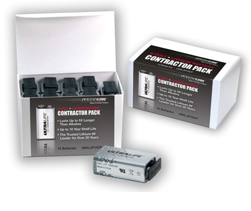 VOLTRONIC SHOP | Ultralife Lithium E-Block U9VL-J-P 9V 1200 mAH
