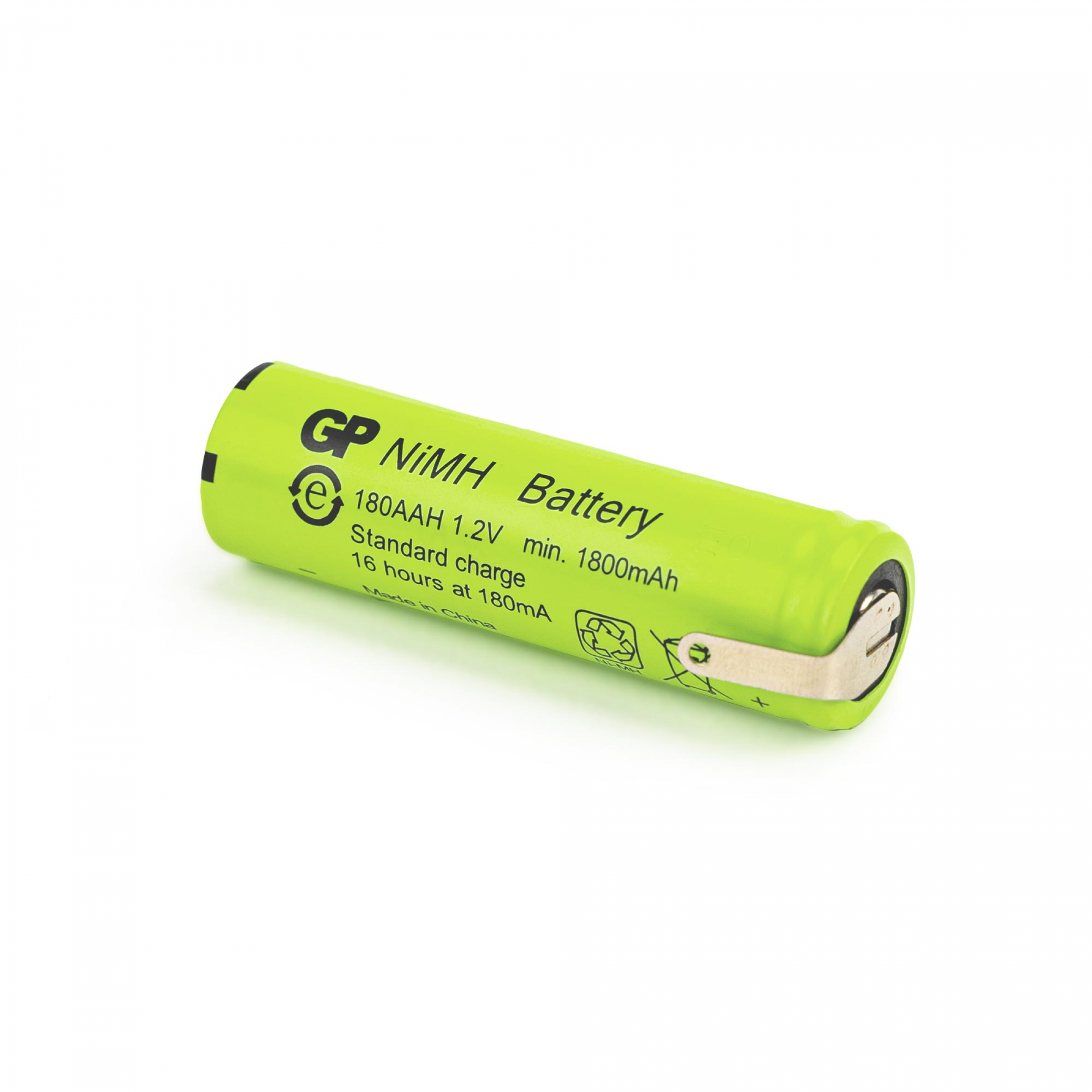 GP Industrieakku AA mit U-Fahne NiMH - 1,2V - 1800mAh- 50er Bulk