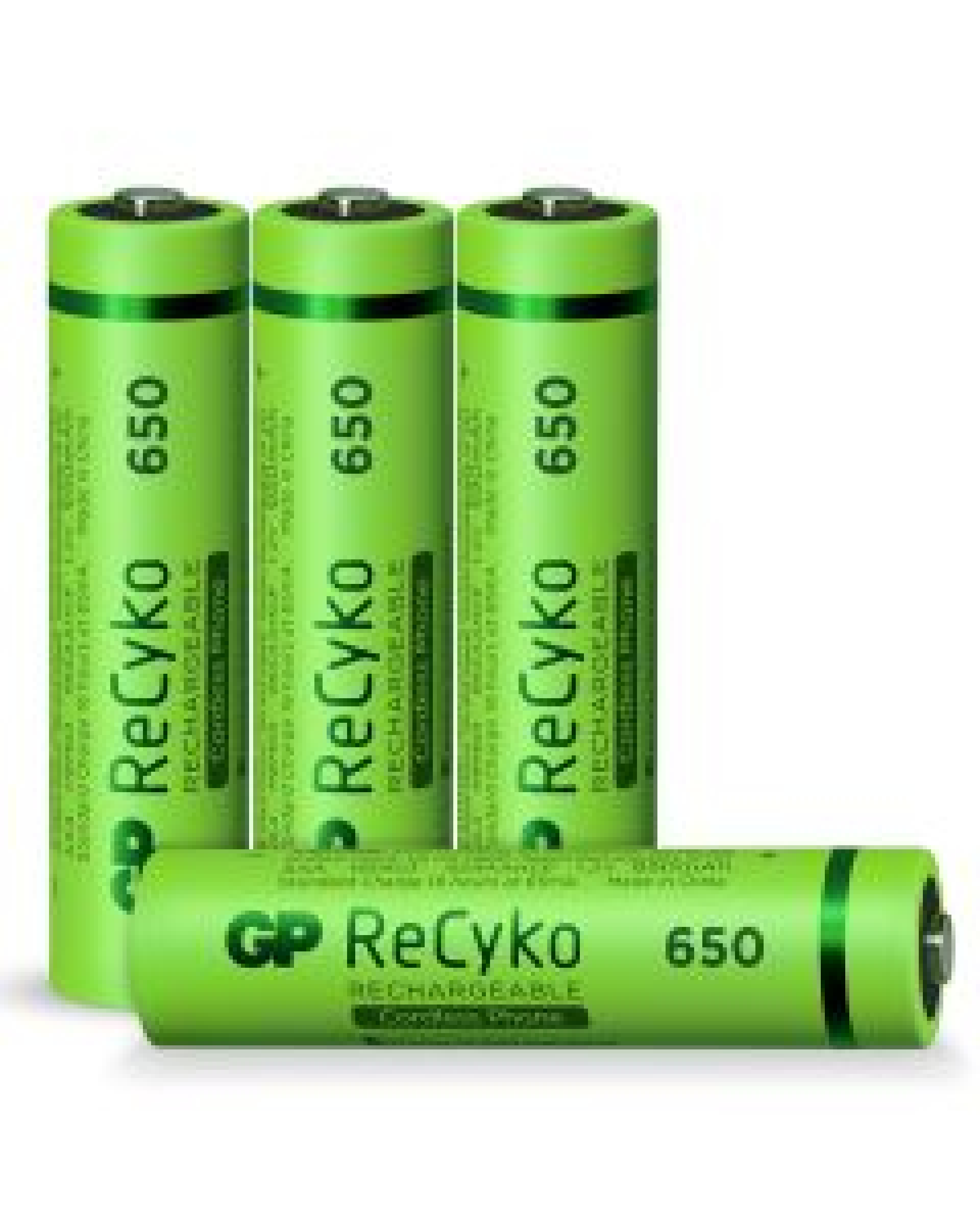 GP Recyko AAA HR03 Battery 650 mAh Phone - Blister of 4