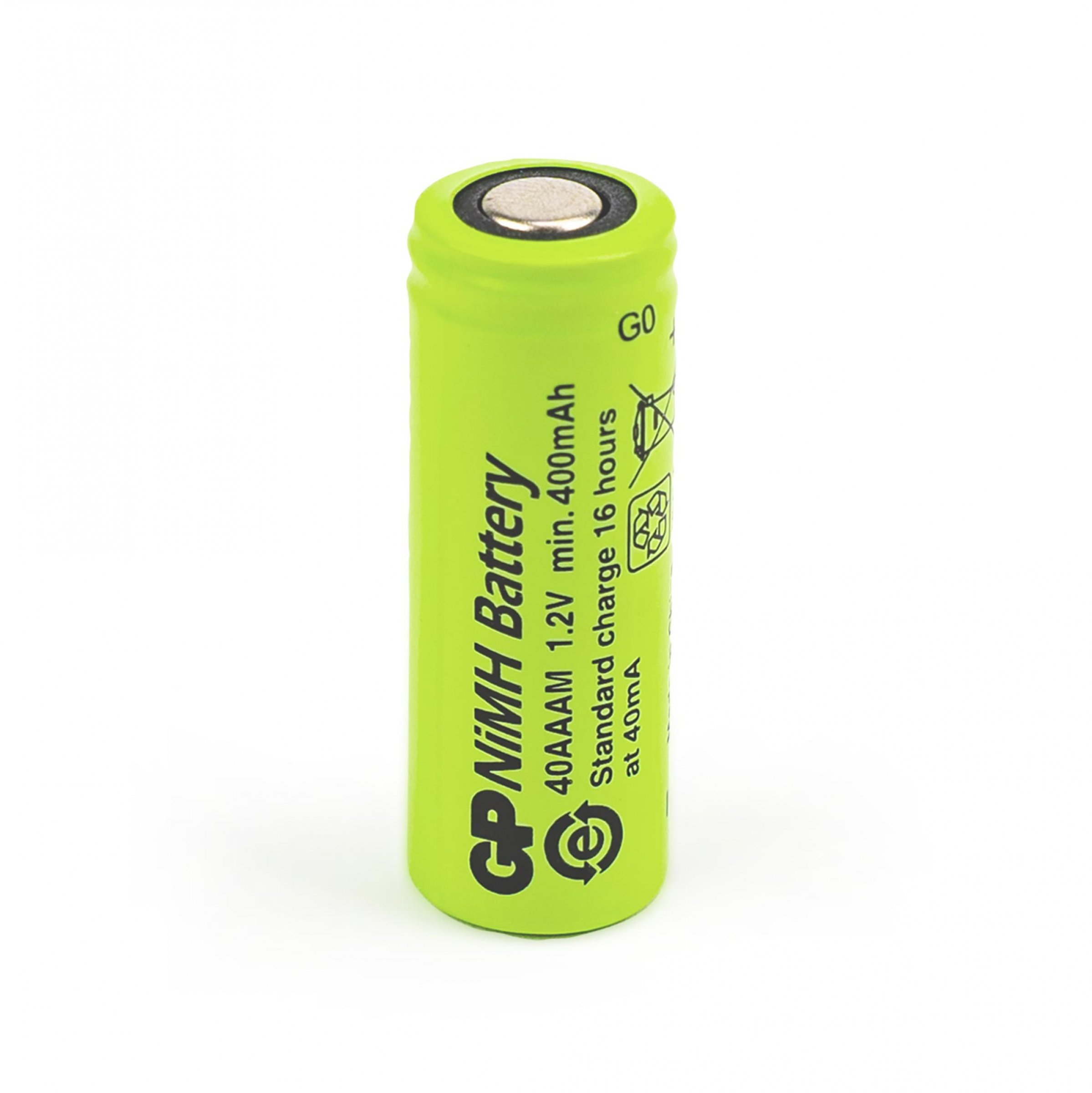 GP Industrieakku 2/3 AAA Flattop NiMH 1,2V - 400mAh - 1er lose