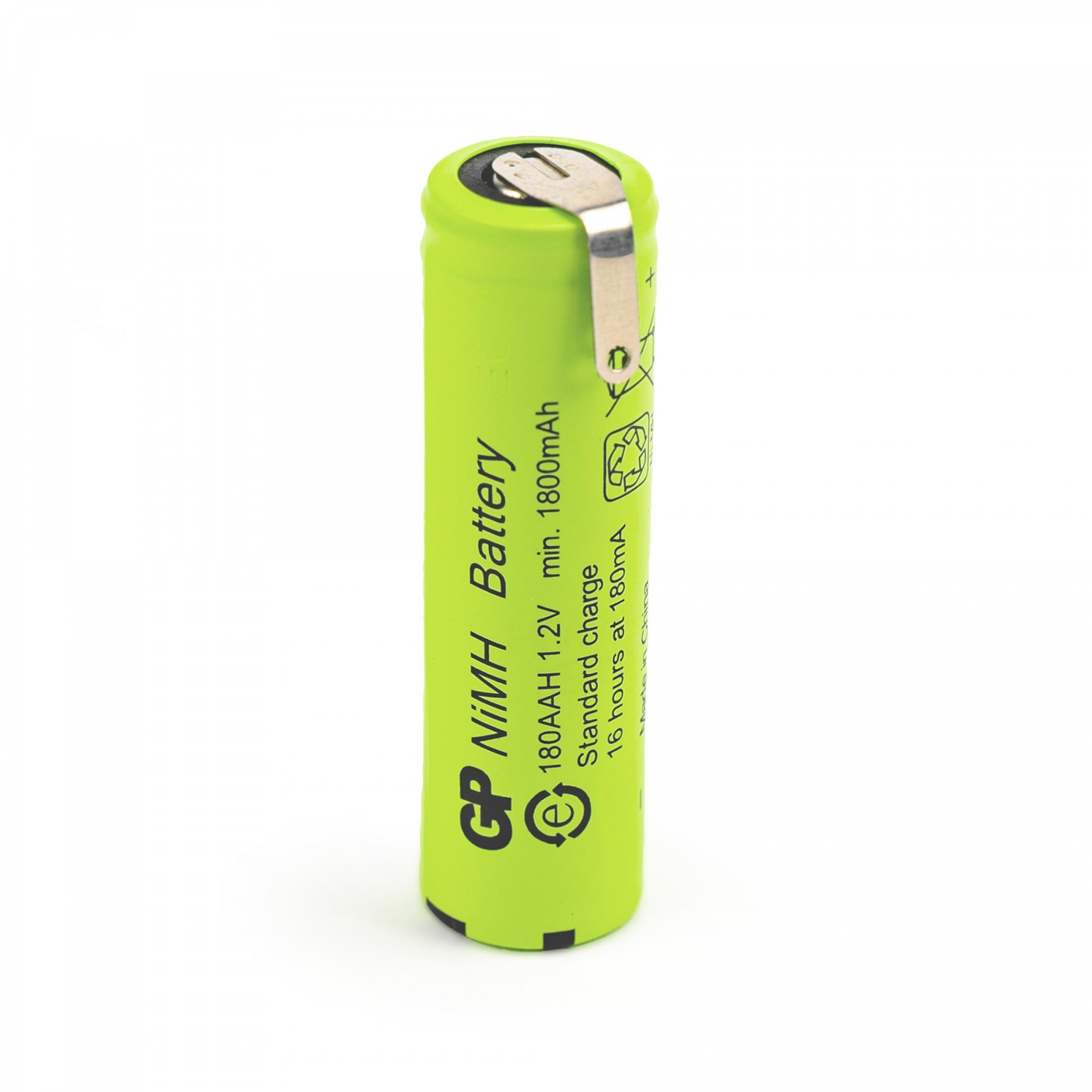 GP Industrieakku AA mit U-Fahne NiMH - 1,2V - 1800mAh- 50er Bulk