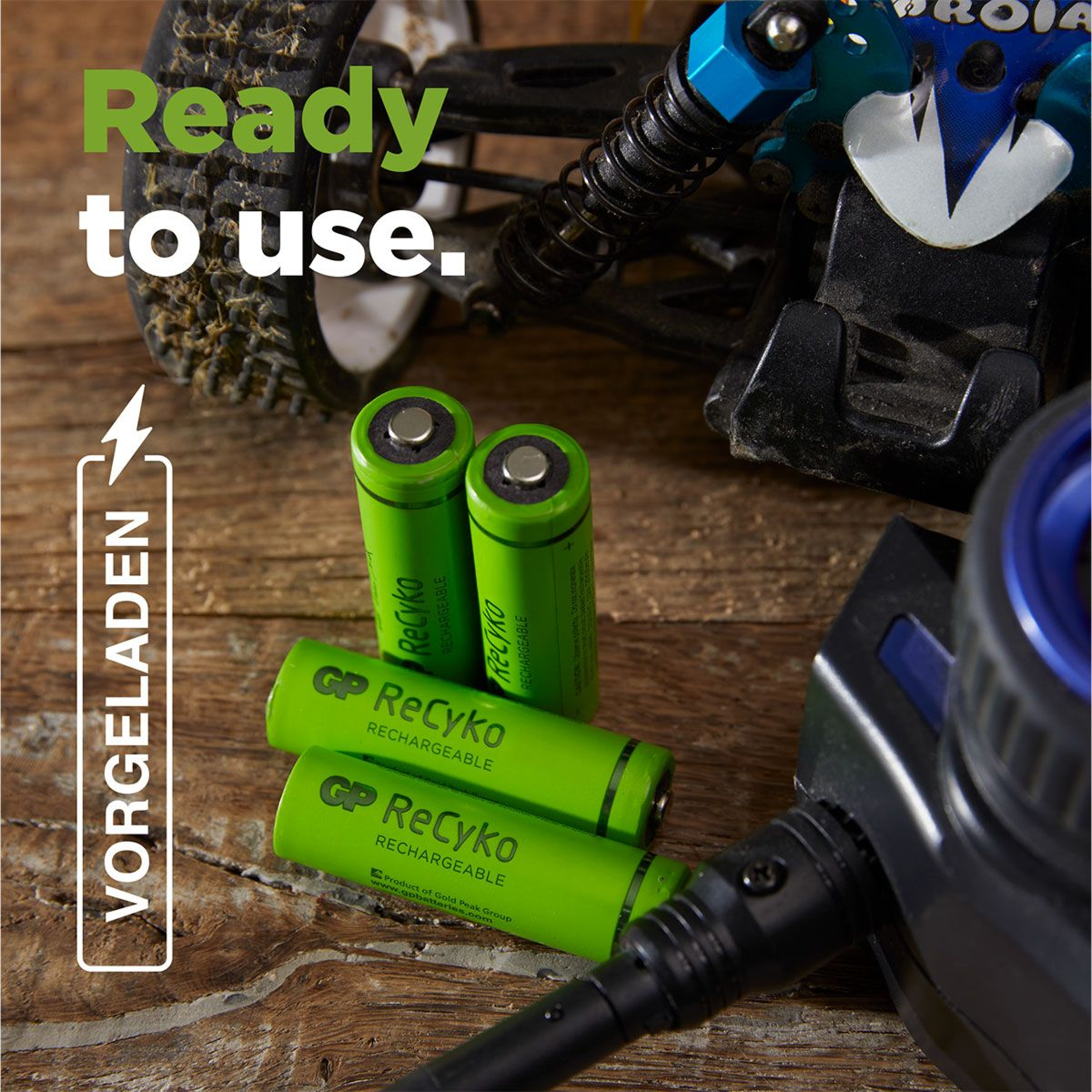 GP Recyko NIMH AA HR06 Akku 1300 mAh Phone - 4er Blister