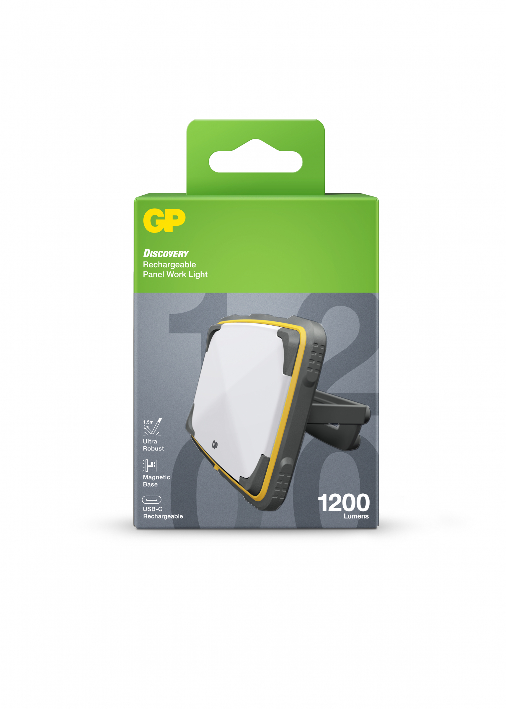 GP Panel Worklight Discovery GPCWP15 - 1200 Lumen Inkl. Akku