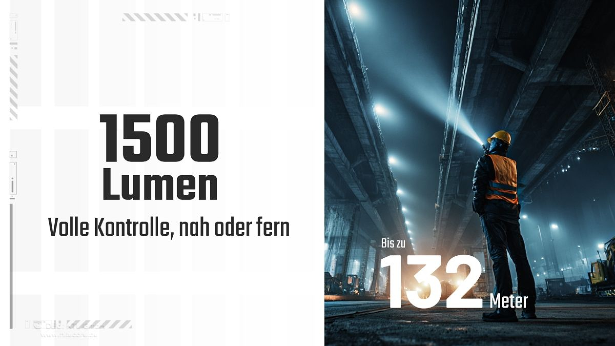 Nitecore Taschenlampe EDC07 1500 Lumen MCT schwarz