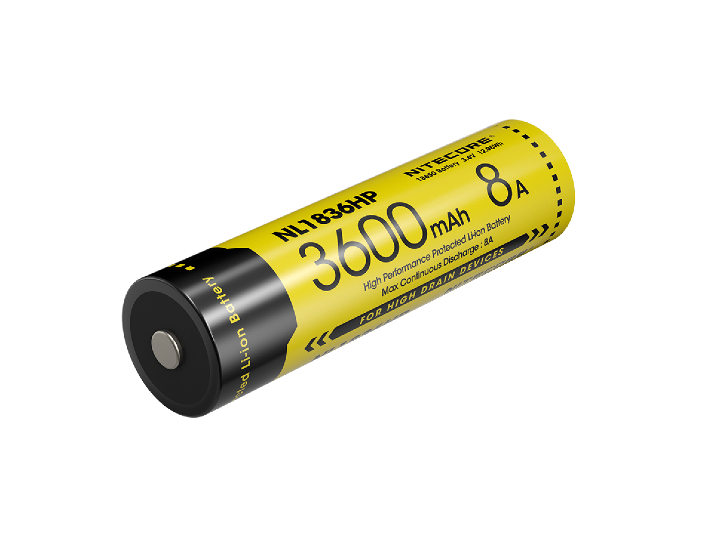 Nitecore 18650 Akku 3,6V 3600mAh NL1836HP