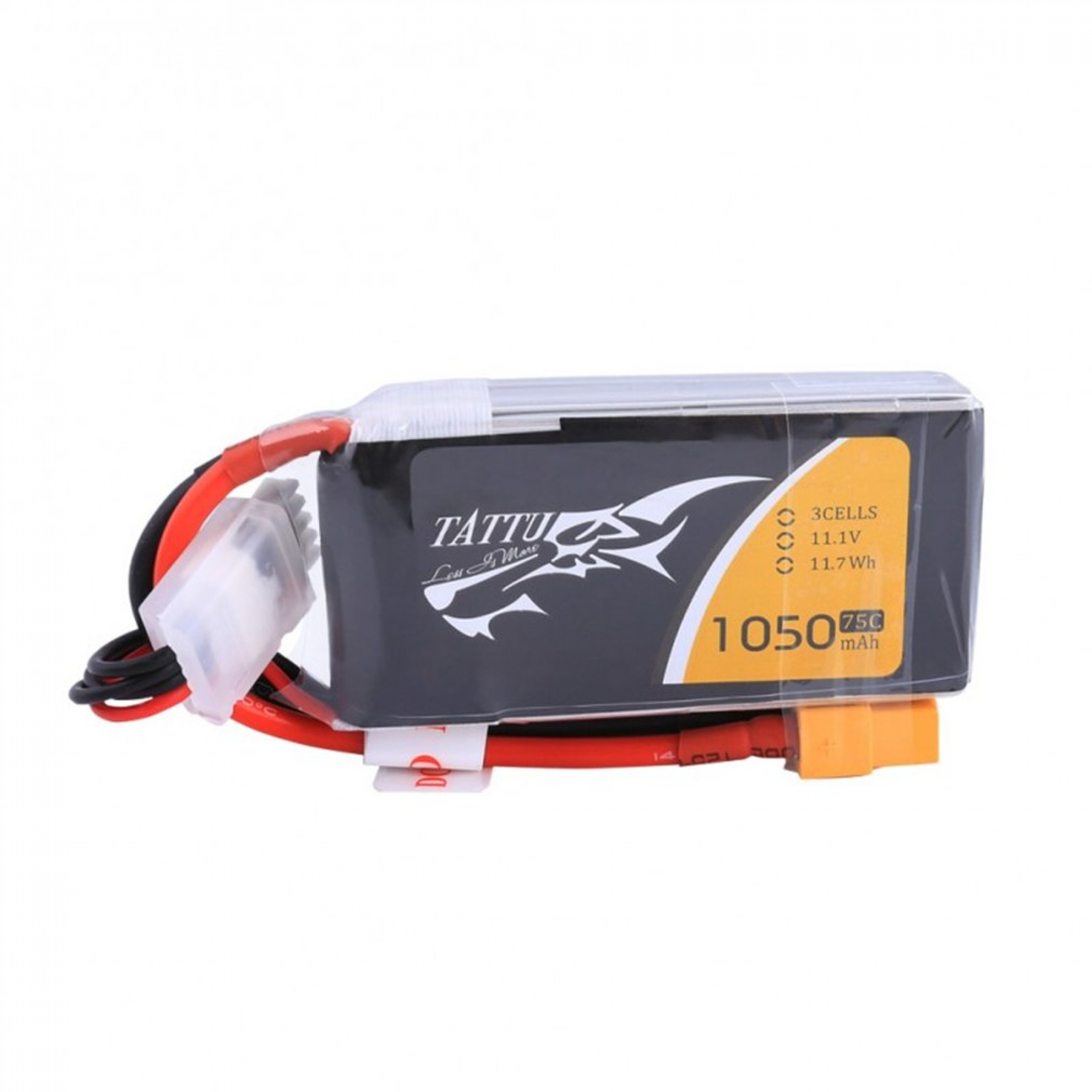 Tattu 1050mAh 11.1V 75C 3S1P Lipo Akku mit XT60