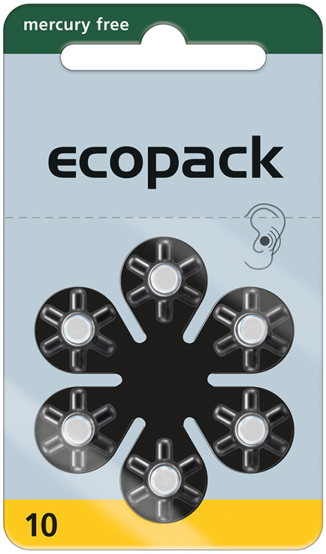 Varta Hörgerätebatterie Ecopack 10 - 6er Blister