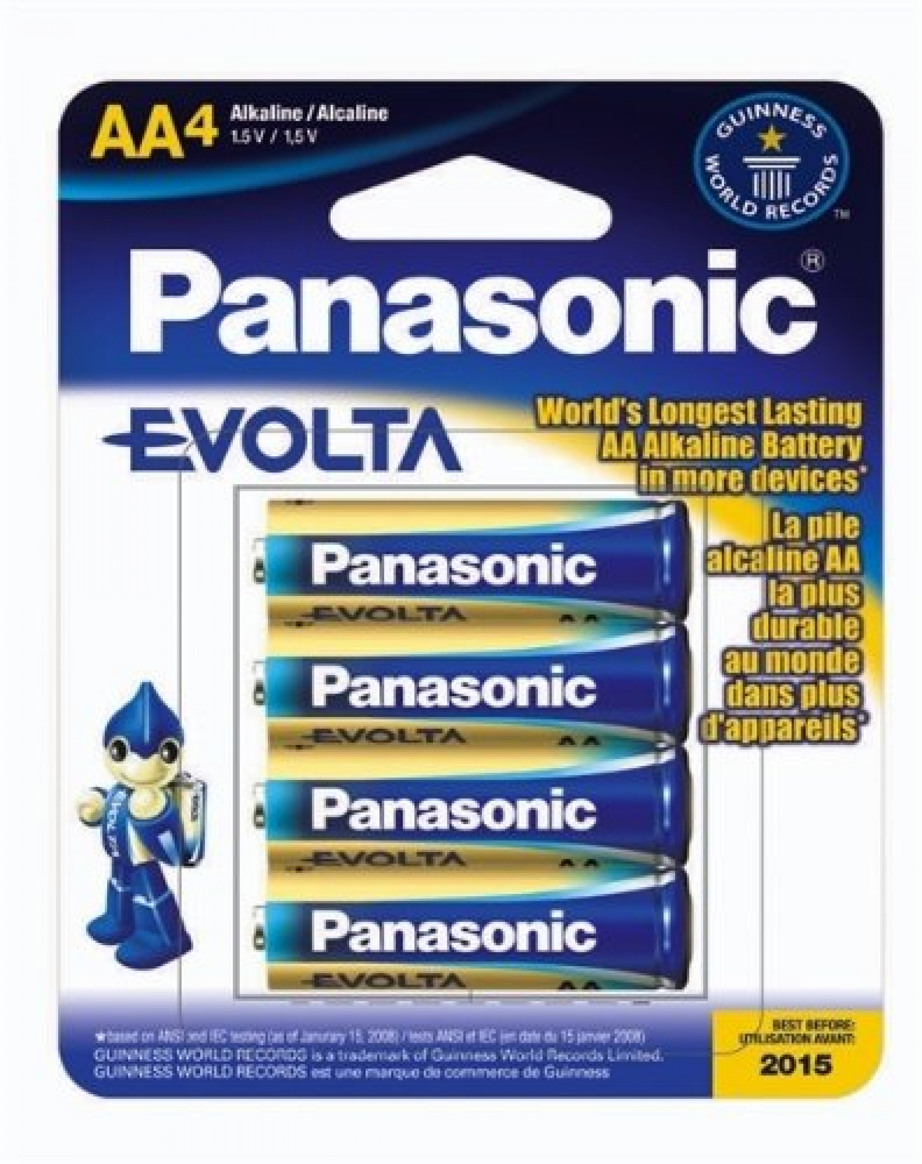Panasonic Evolta Alkaline LR6-AA-Mignon 4er Blister