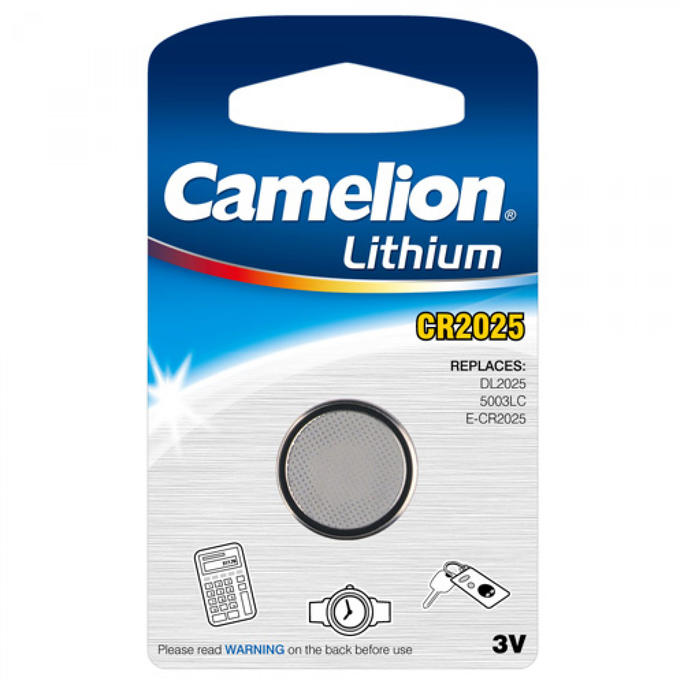 Camelion Lithium CR 2025 3V - 1er Blister