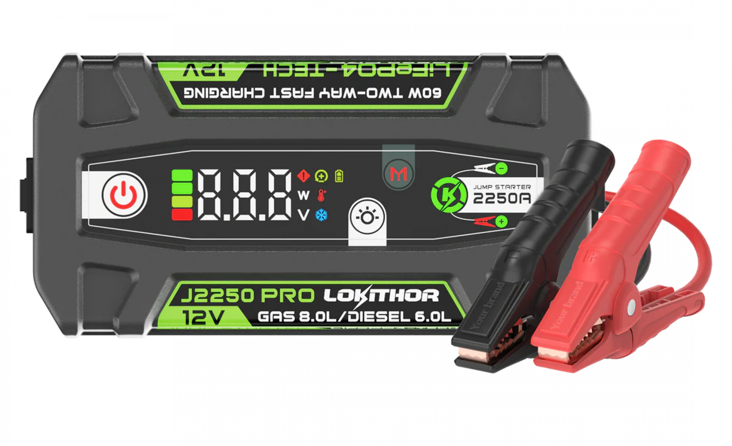 Lokithor J2250 PRO Jumpstarter 12V 2250A LiFePO4
