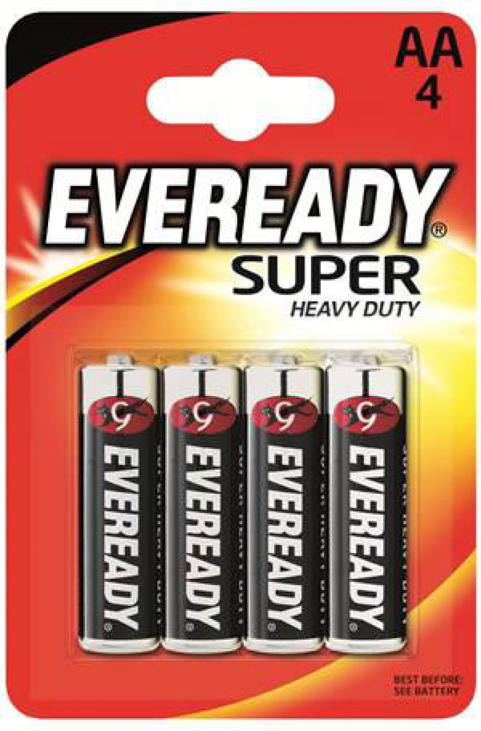 Everyready Super Heavy Duty R6 AA Mignon 4er Blister
