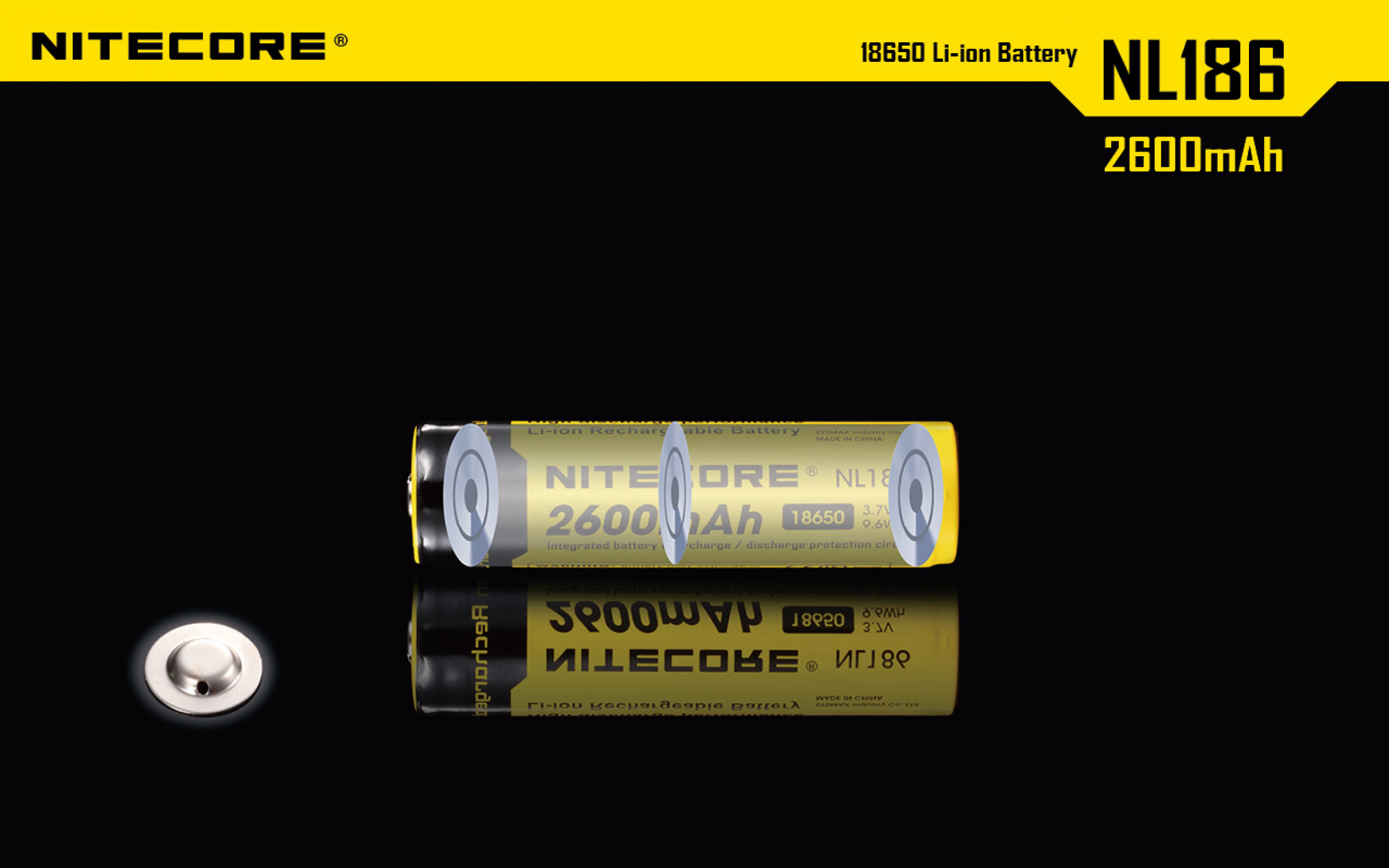 Nitecore Akku 18650 IC Protected 2600 mAh