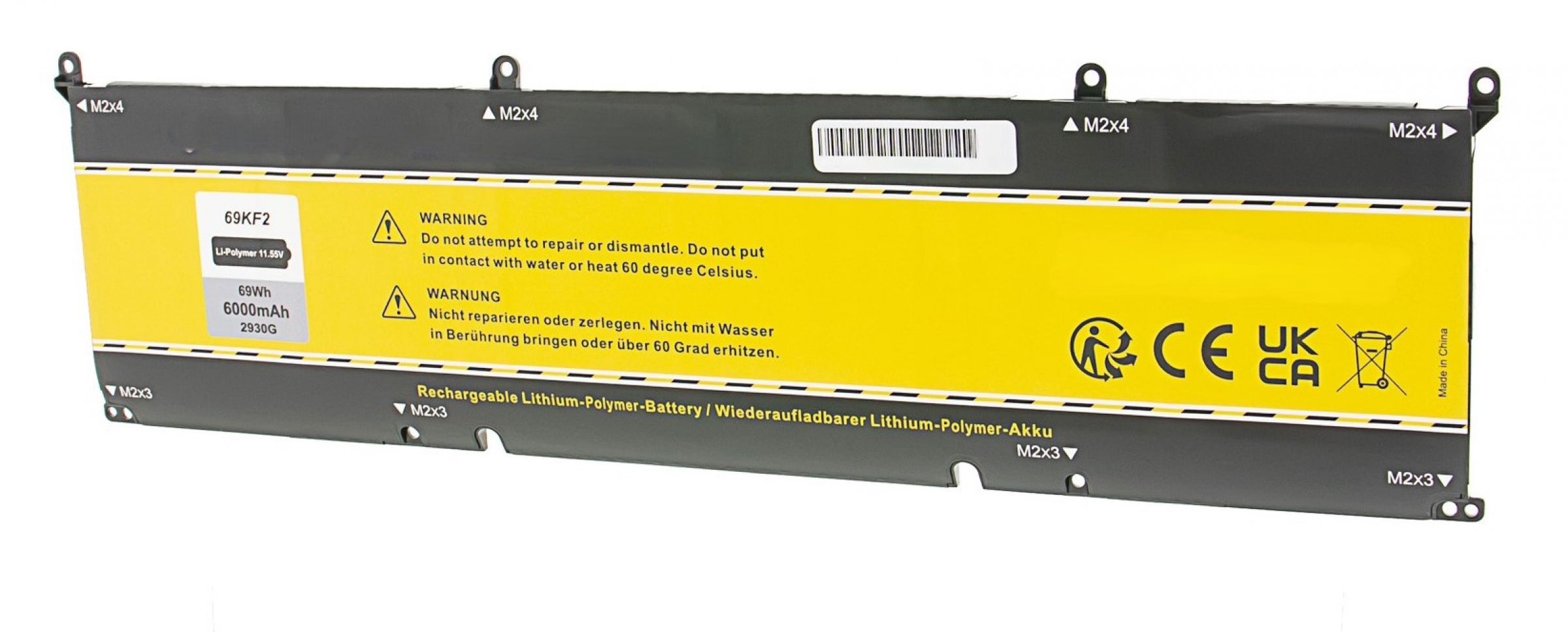 VTPro Akku für Dell 69KF2 70N2F G15 5510 5511 5515 5520 XPS 15 9500 9510 9520 Precision 5550 5560 5