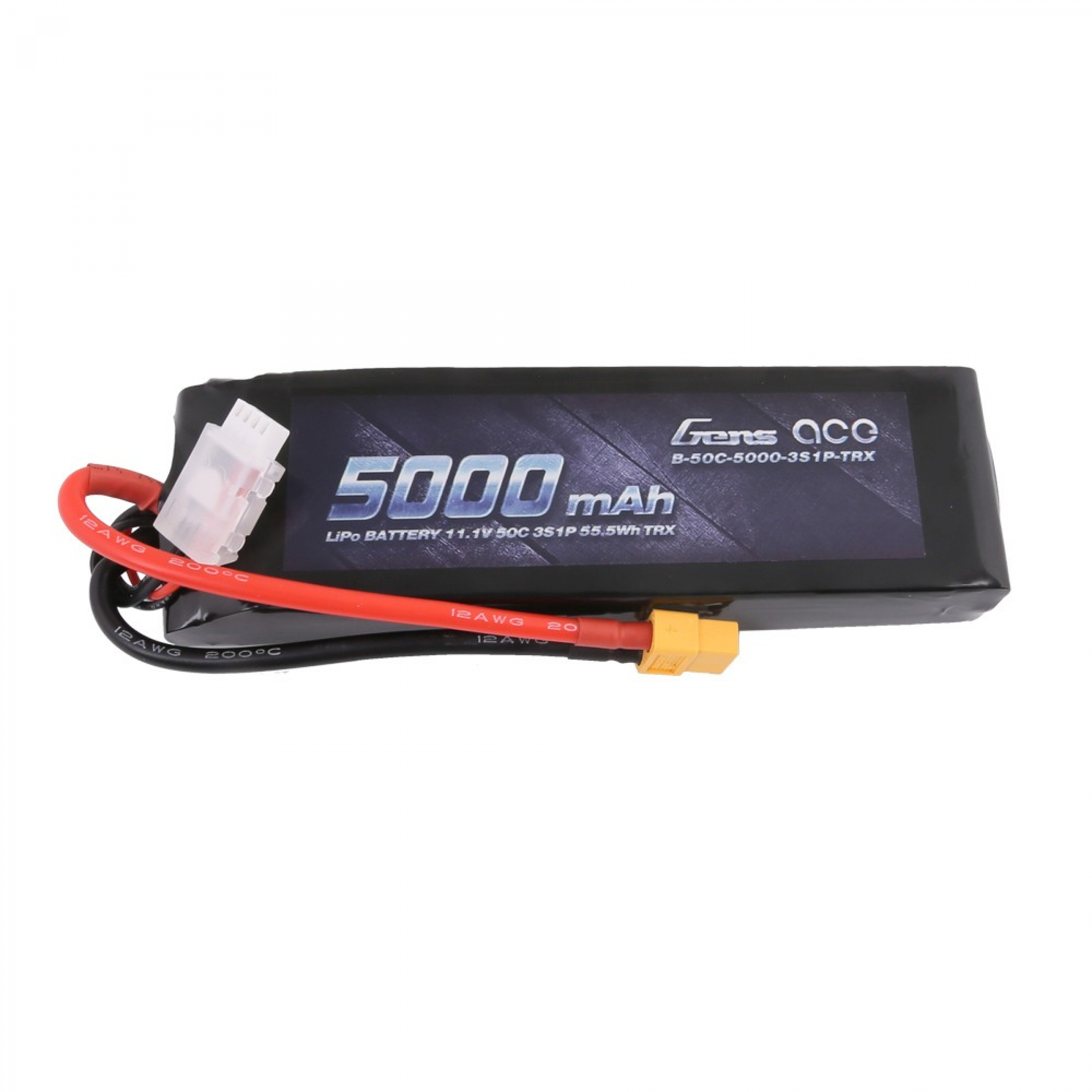 Grepow 5000mAh 11.1V 50C 3S1P Kurzer Lipo mit XT60-Stecker
