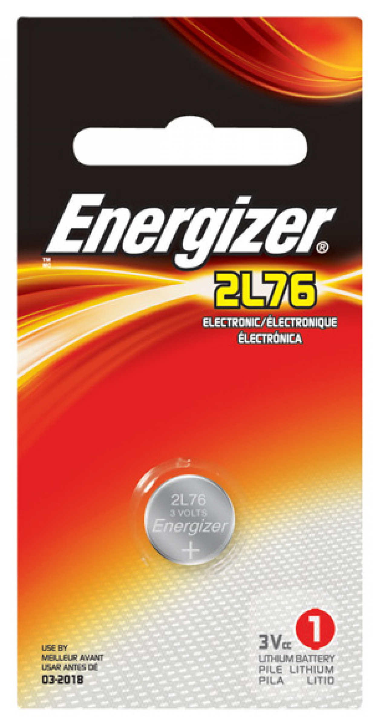 Energizer Lithium 2L76 CR1/3N 3V 1er Blister