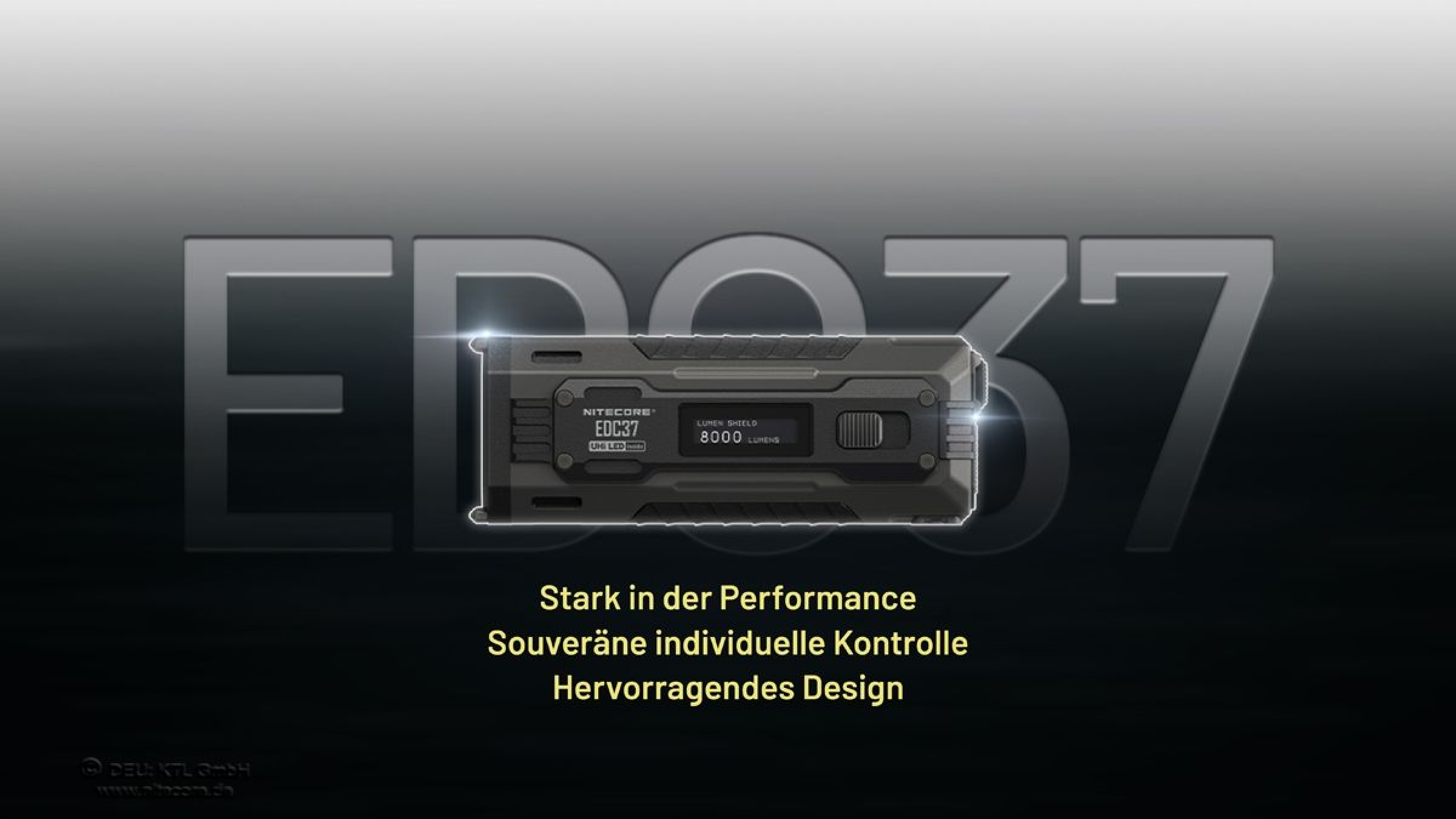Nitecore Taschenlampe EDC37 - 8000 Lumen
