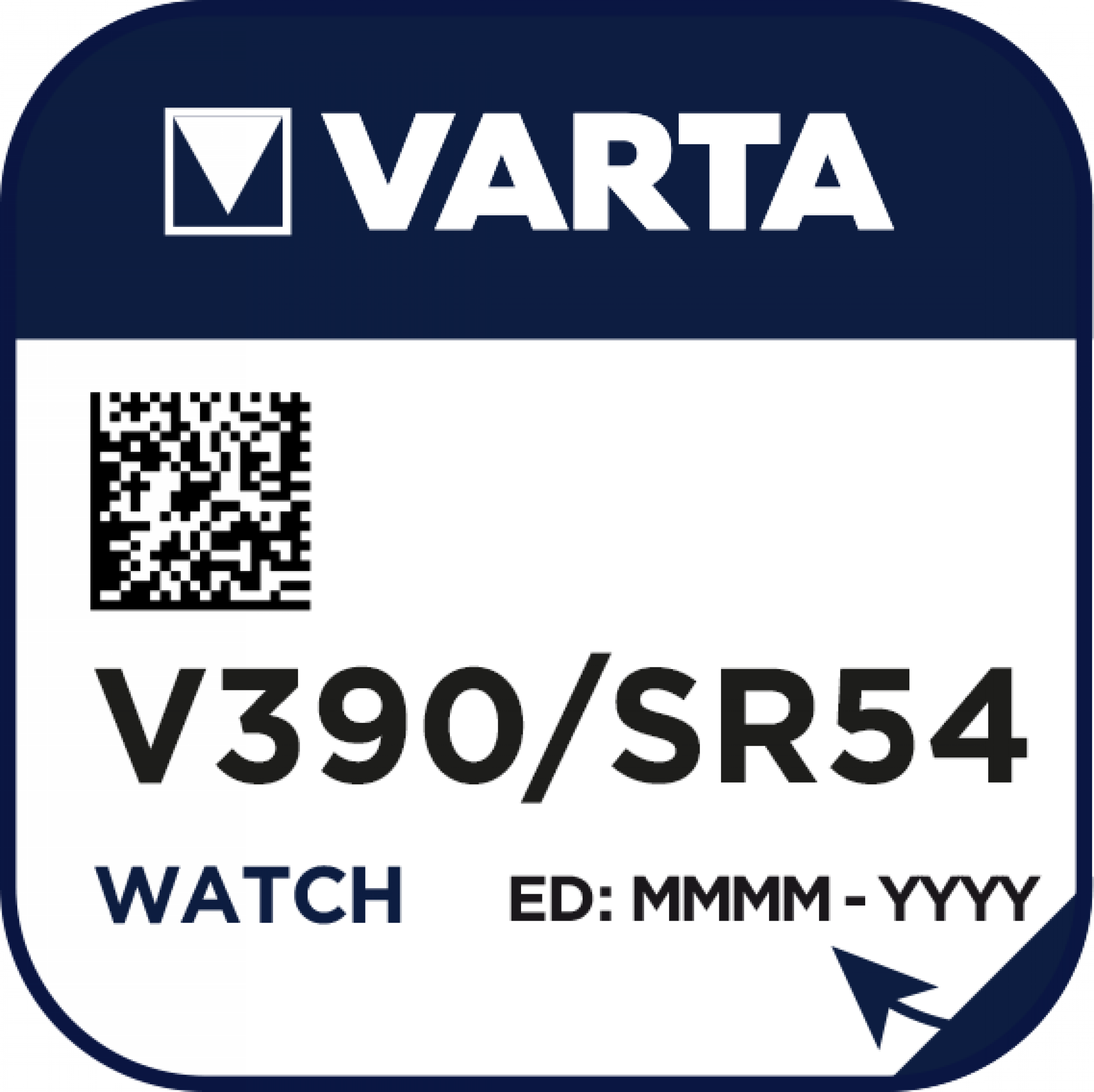 VARTA V390 Silver watch battery miniblister
