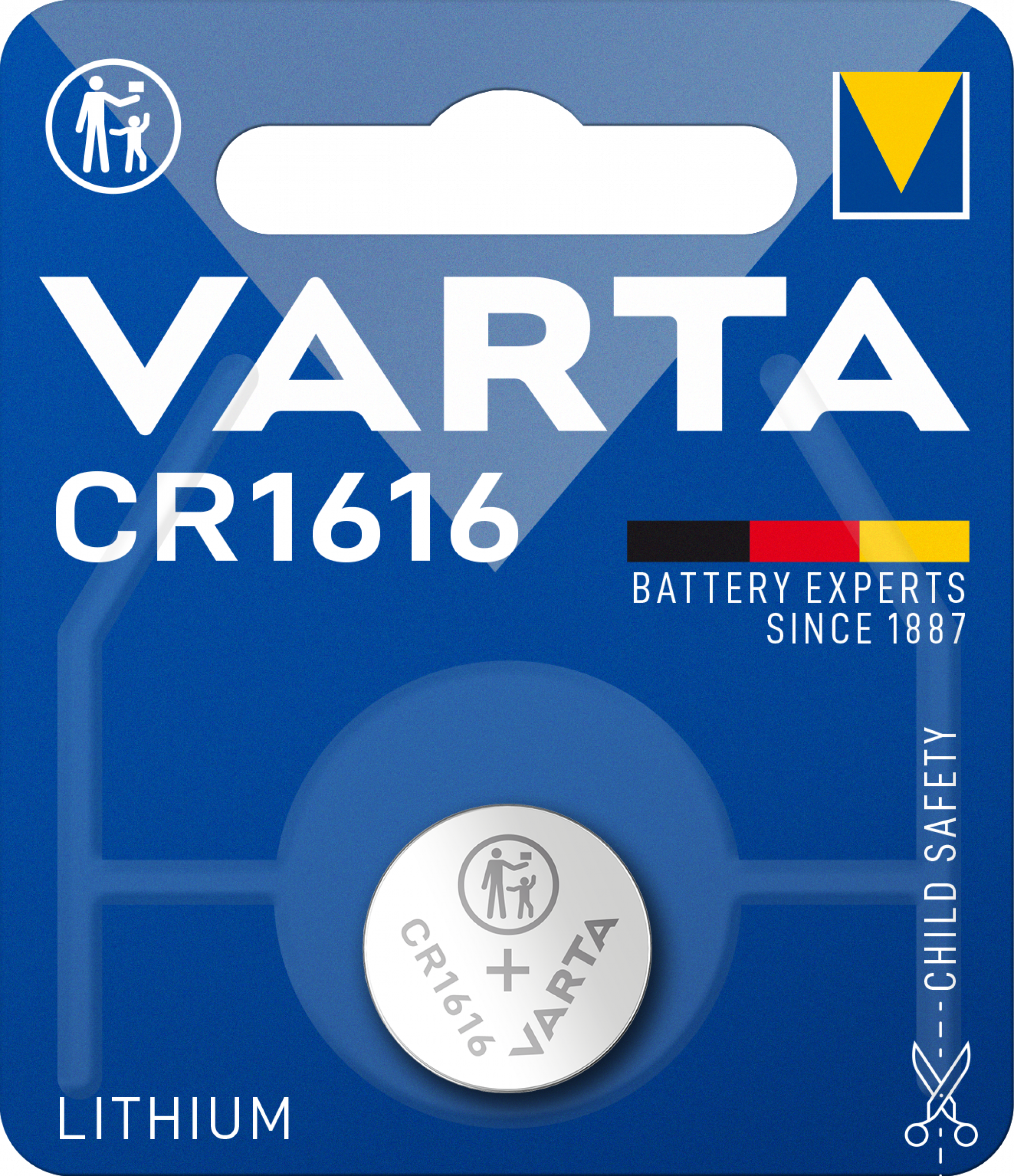 VARTA Lithium CR 1616 3V 1er Blister