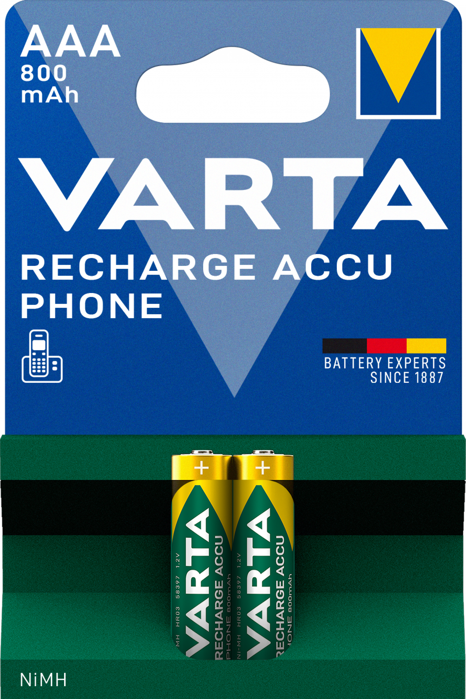 Varta Longlife Power 4,5V Flachbatterie 4912 3LR12A (1er Blister