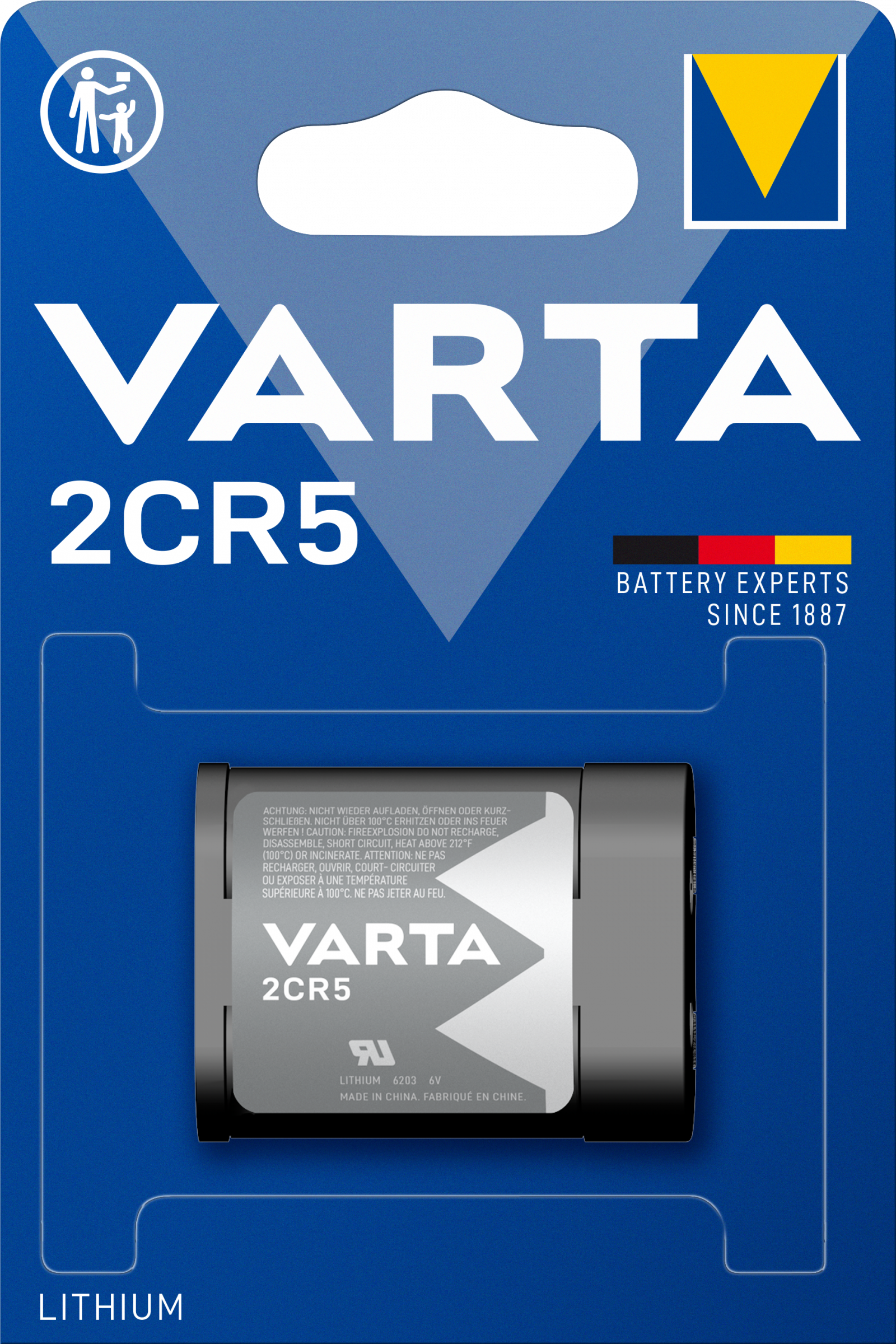 Varta Foto Lithium 2CR5 - 1er Blister