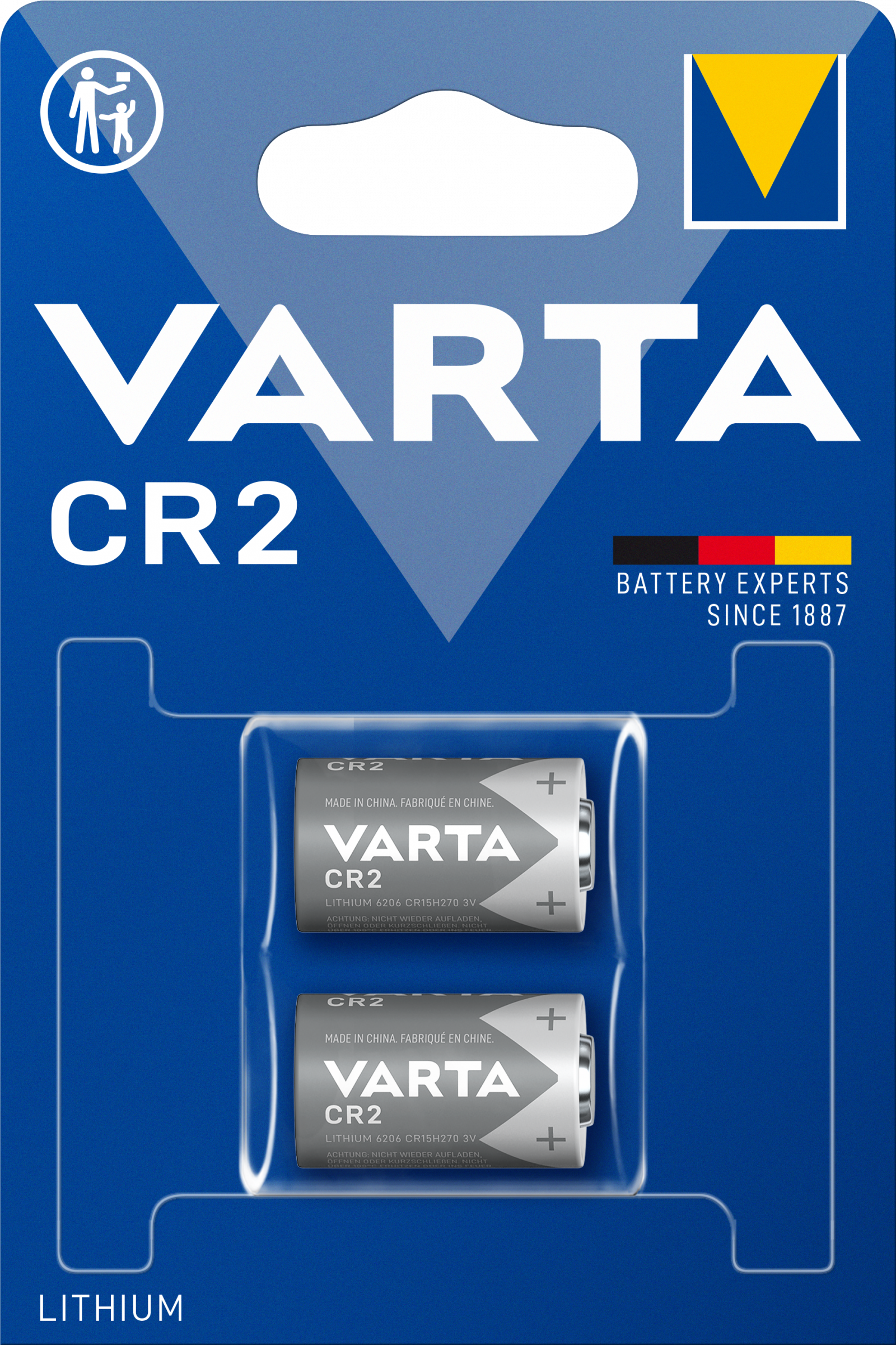 Varta Foto Lithium CR2 - 2er Blister